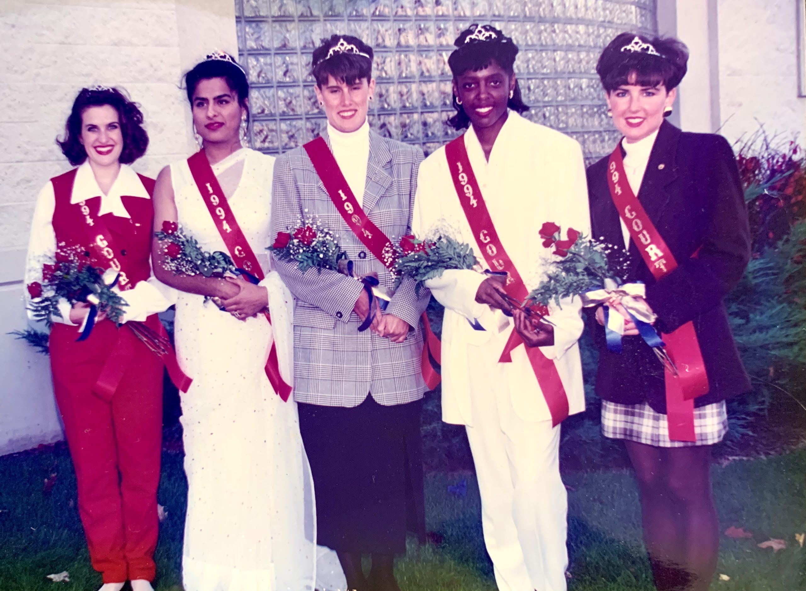 Harbir in college- homecoming court